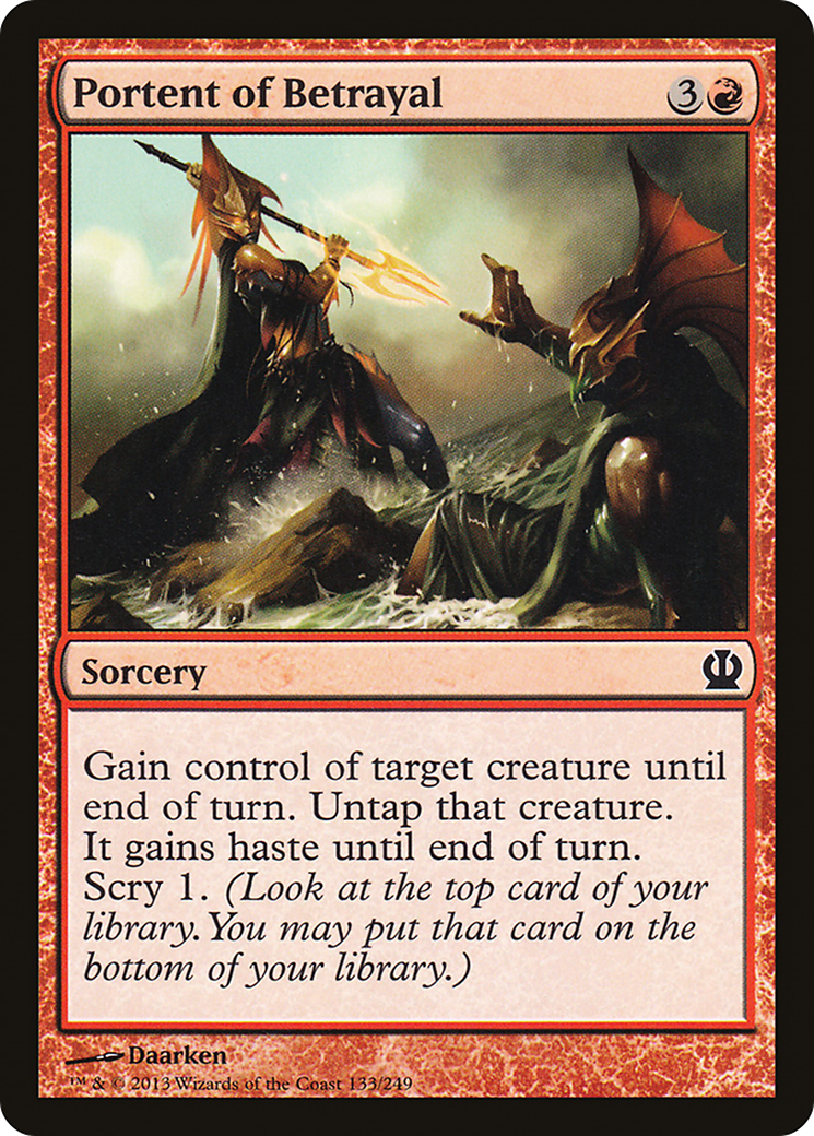 Portent of Betrayal (THS-133) - Theros