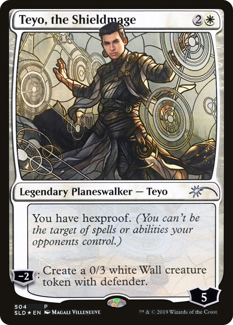 Teyo, the Shieldmage (Stained Glass) (SLD-504) - Secret Lair Drop Foil