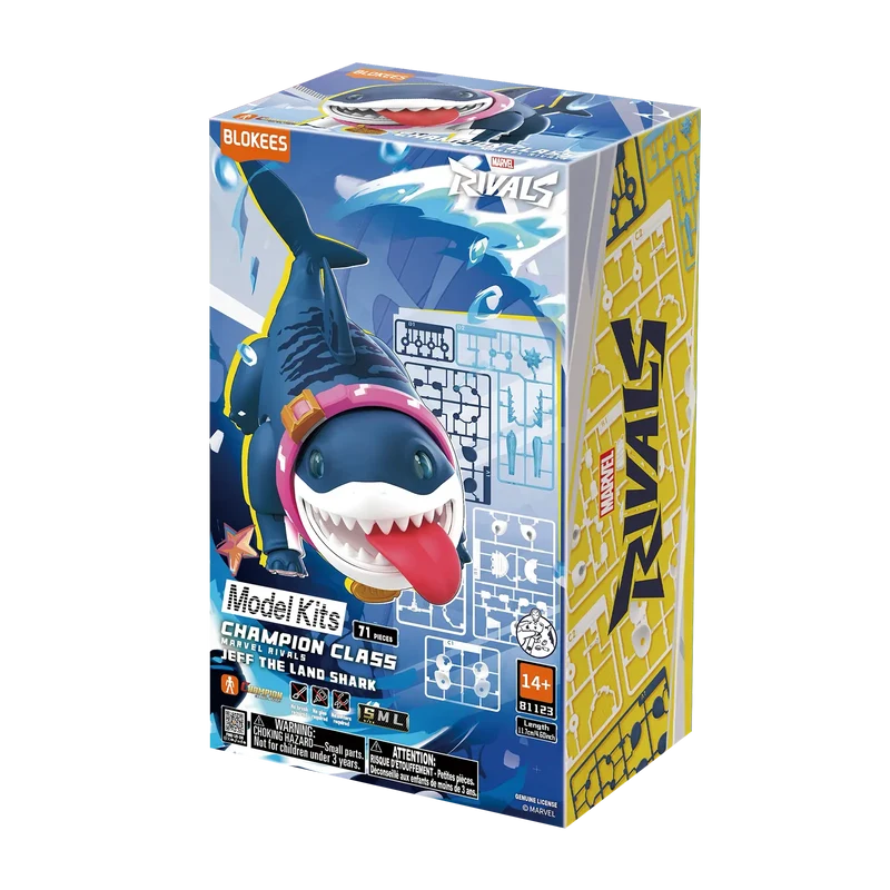 Blokees: Marvel Rivals - Champion Class 12 Jeff The Land Shark Model Kit