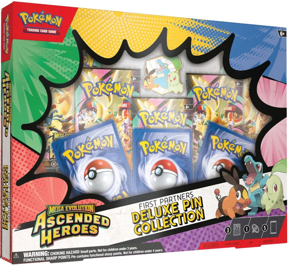 Pokémon TCG: Mega Evolution - Ascended Heroes First Partners Deluxe Pin Collection