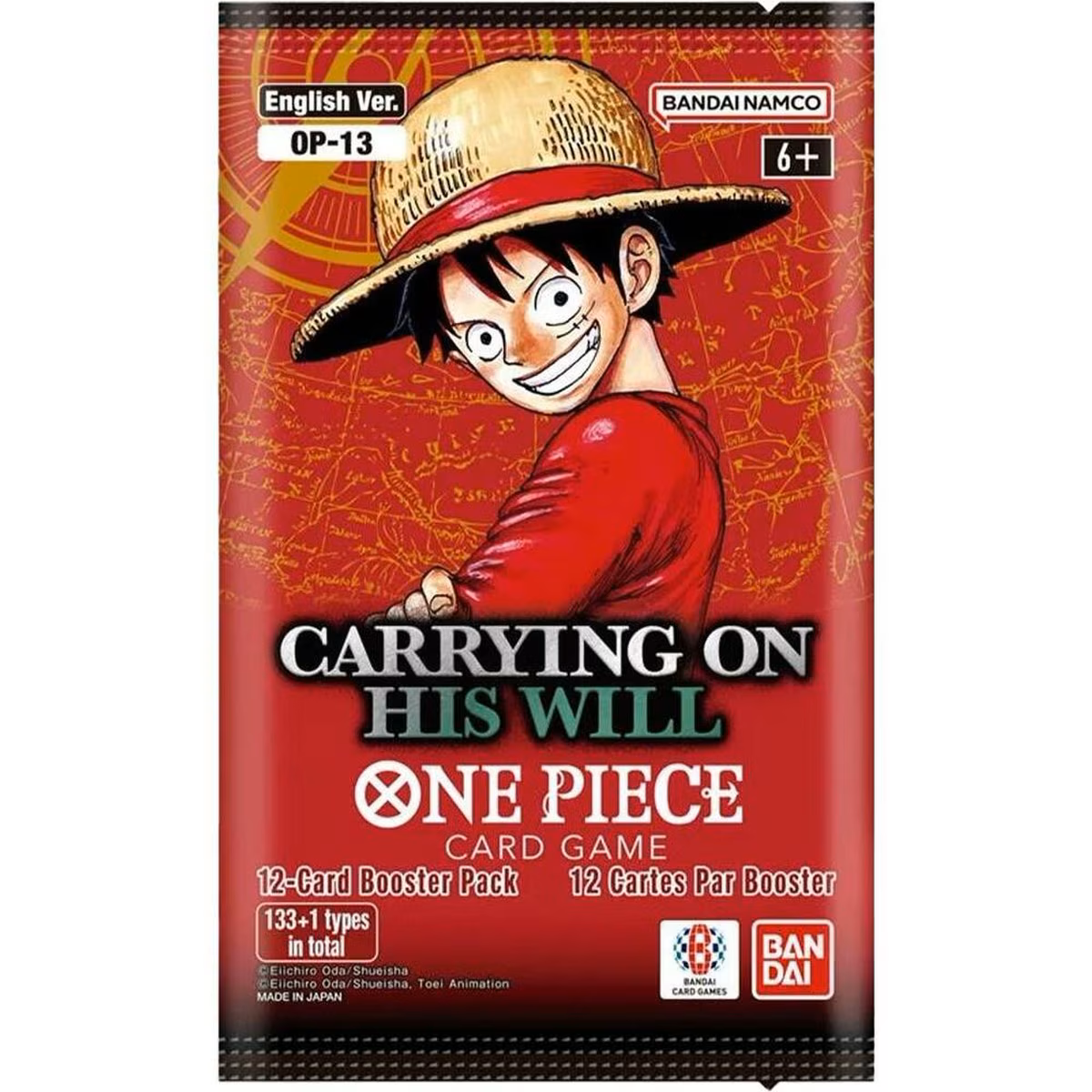 One Piece: Carrying On His Will (OP-13) - Booster Pack