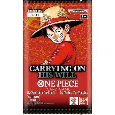 One Piece: Carrying On His Will (OP-13) - Booster Pack