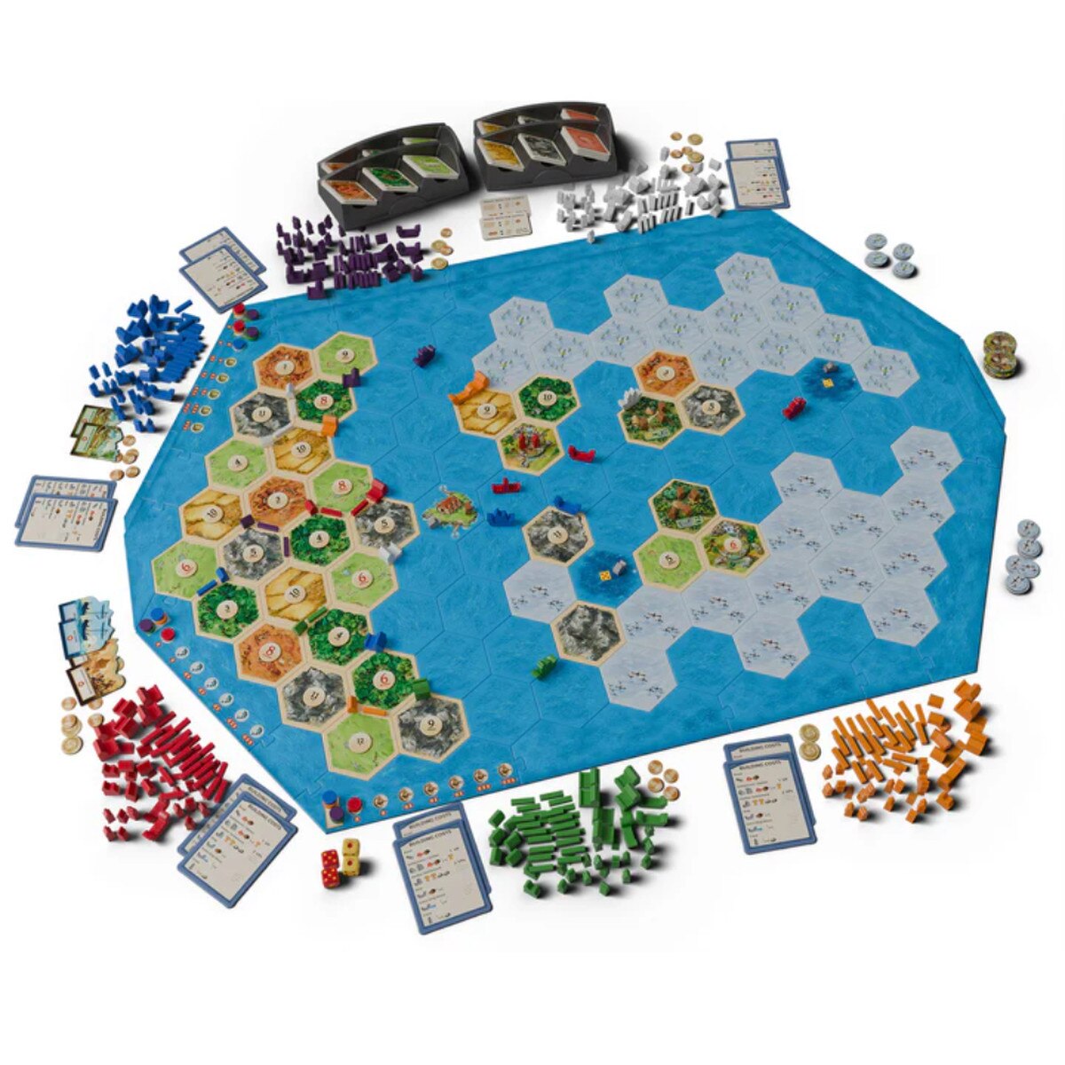 Catan (6th Edition) - Explorers & Pirates 5-6 Player Expansion