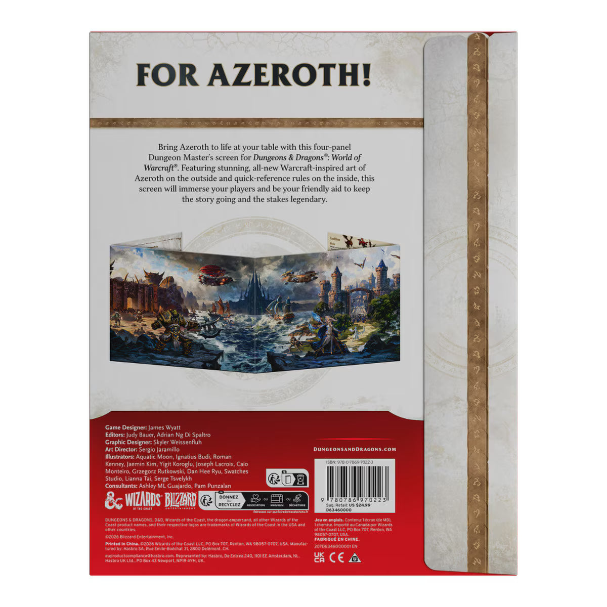 D&D: World of Warcraft - DM Screen