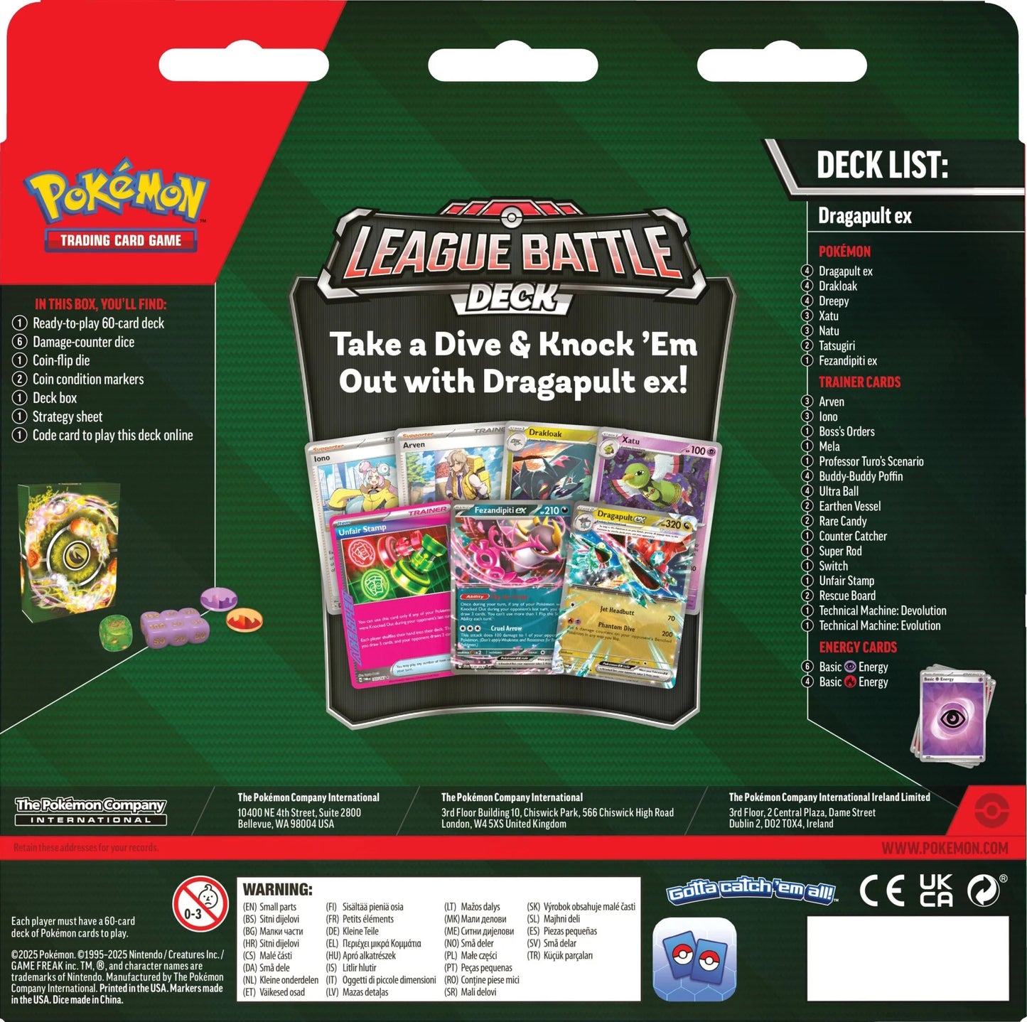 Pokemon: League Battle Deck - Dragapult ex