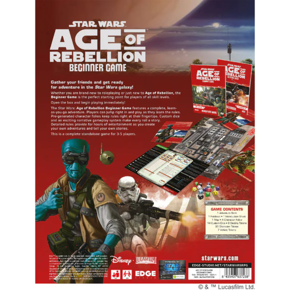 Star Wars RPG: Age of Rebellion - Beginner Game