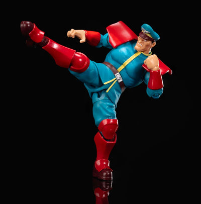Street Fighter II: M. Bison 6 Inch Figure (Player 2 Cyan)