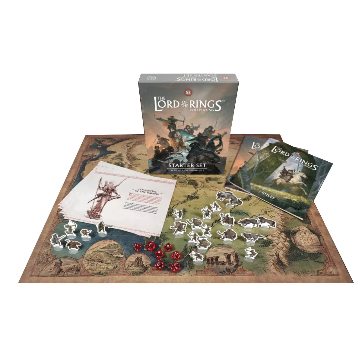 The Lord of the Rings RPG 5E: Over Hill and Under Hill Starter Set