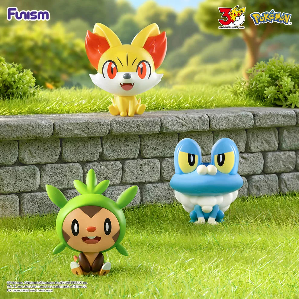 Pokémon: 30th Anniversary - Palm Sized Wonders First Partners Series Figure Blind Box
