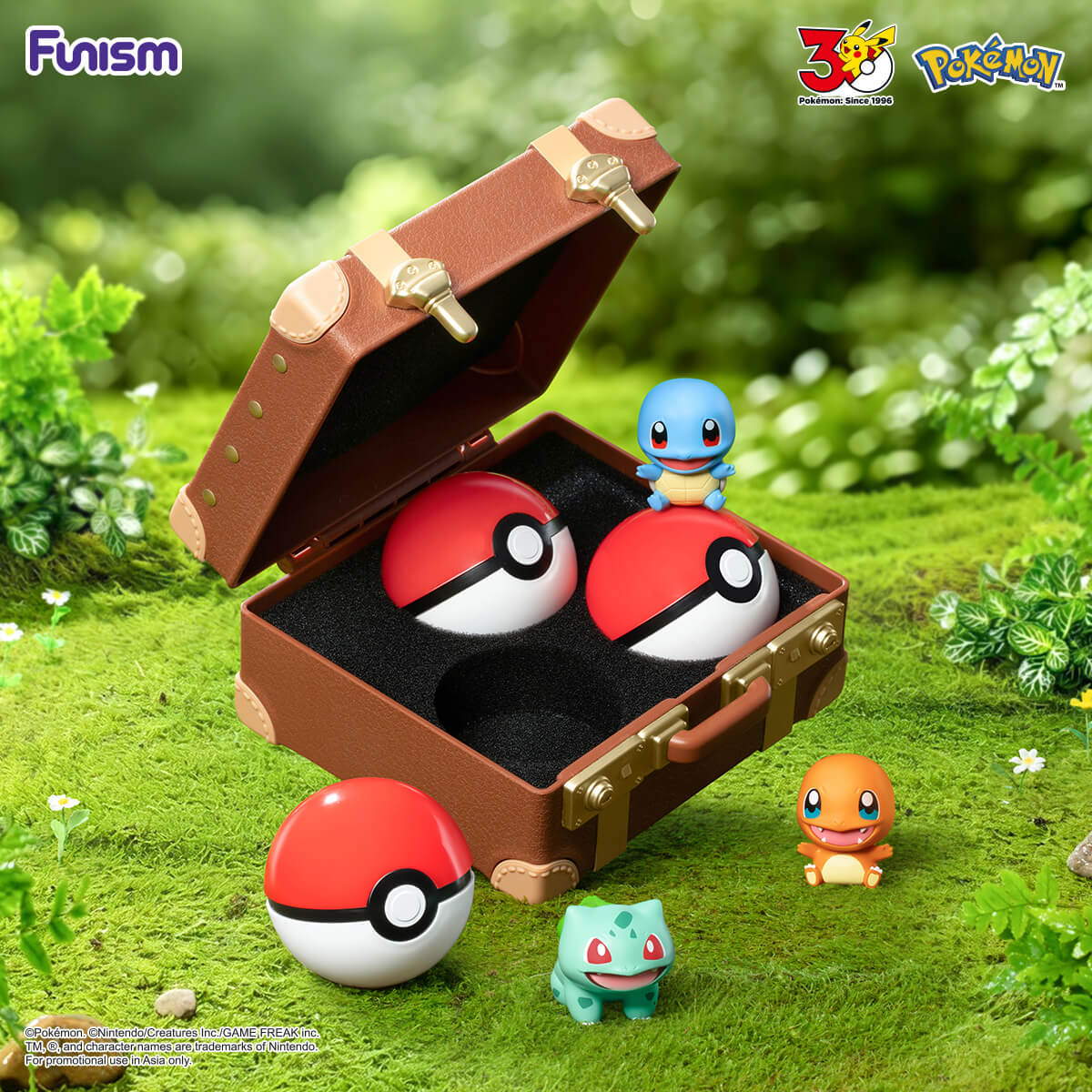 Pokémon: 30th Anniversary - Palm Sized Wonders First Partners Series Figure Blind Box