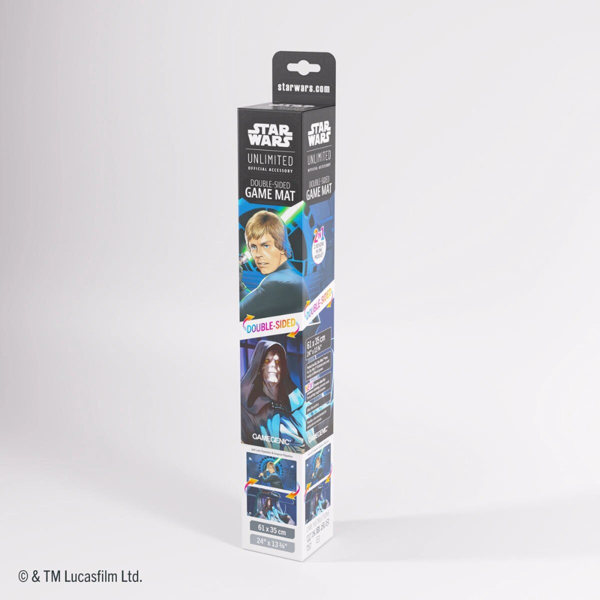 Star Wars: Unlimited - Double-Sided Game Mat (Luke/Palpatine)
