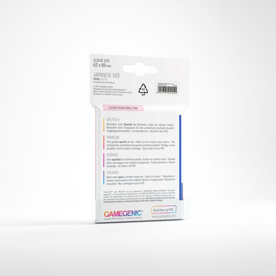 Gamegenic PRIME Japanese Size Sleeves (60)