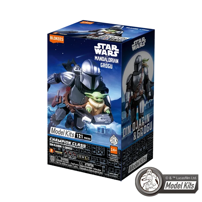 Blokees: Star Wars: The Mandalorian & Grogu - Champion Class 05 Din Djarin & Grogu Model Kit