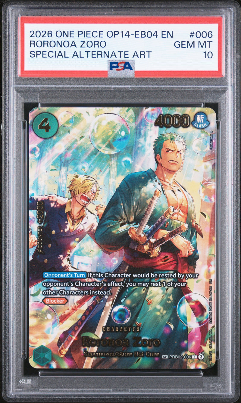 RORONOA ZORO SPECIAL ALTERNATE ART
