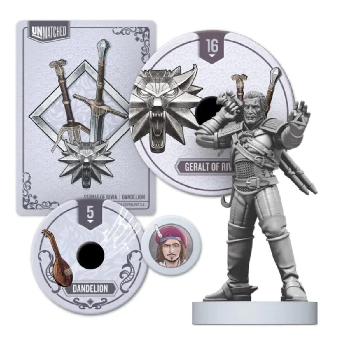 Unmatched: The Witcher - Steel & Silver