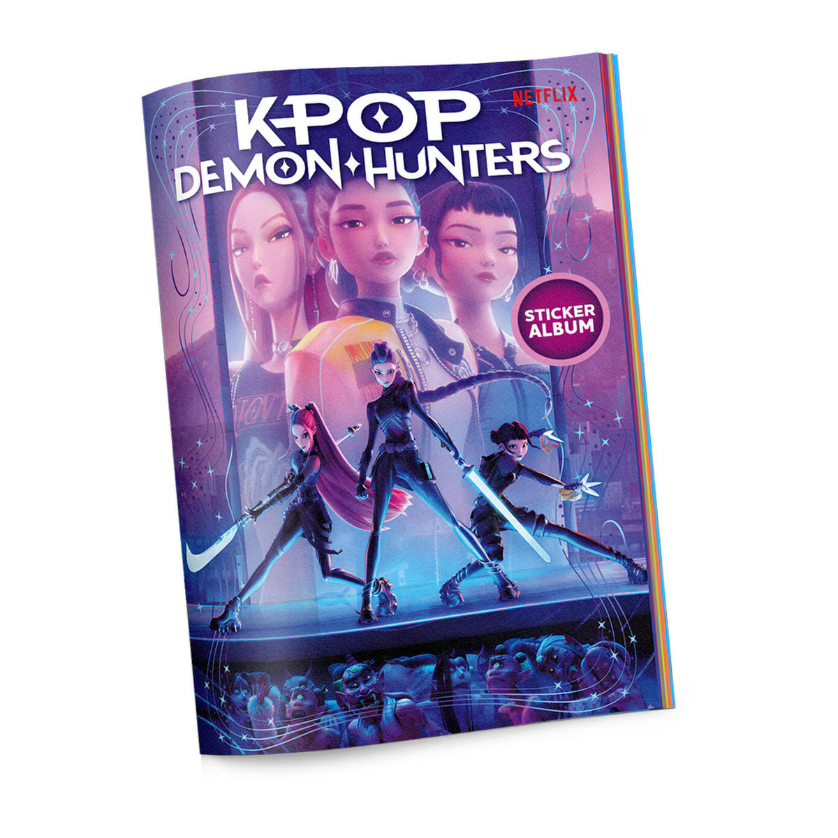 Kpop Demon Hunters: Sticker Album + 2 Sticker Packs