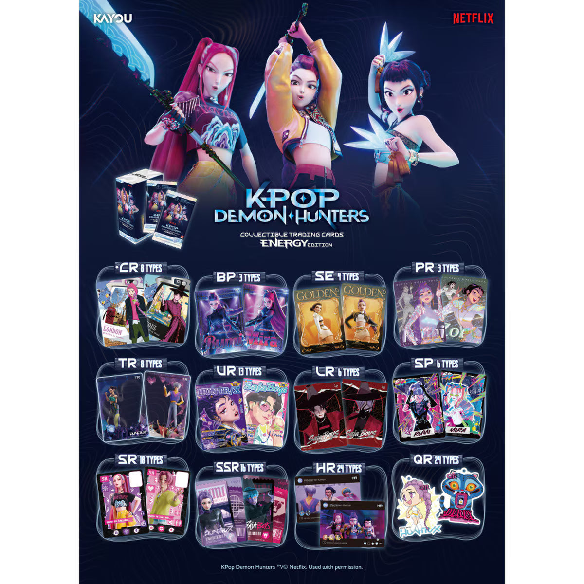 K Pop Demon Hunters: Collectible Cards - Classic Edition Booster