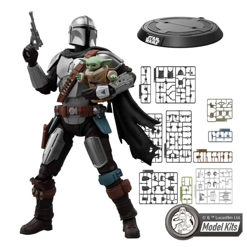 Blokees: Star Wars: The Mandalorian & Grogu - Champion Class 05 Din Djarin & Grogu Model Kit
