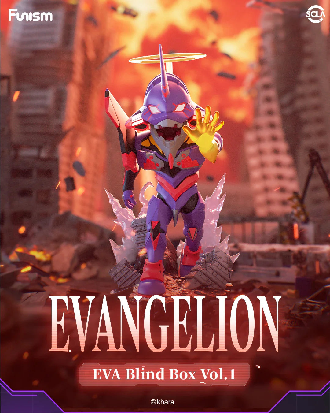 FUNISM - EVA Vol.1 Neon Genesis Evangelion Blind Box Figurine Series