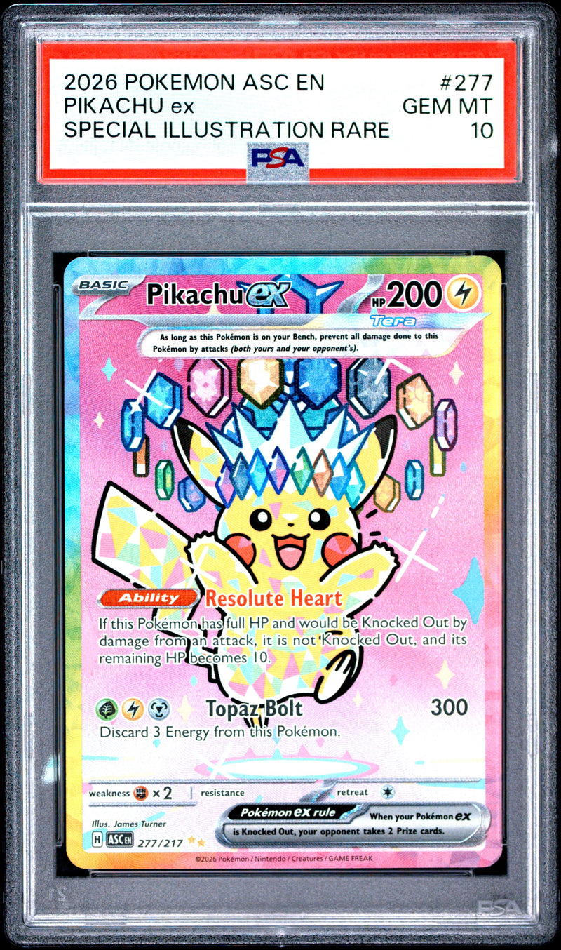PIKACHU ex SPECIAL ILLUSTRATION RARE