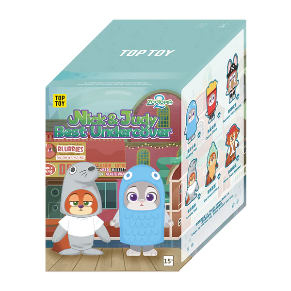 Top Toy x Disney's Zootopia 2  - Nick & Judy: Best Undercover Keychain Plush Series Figure Blind Box