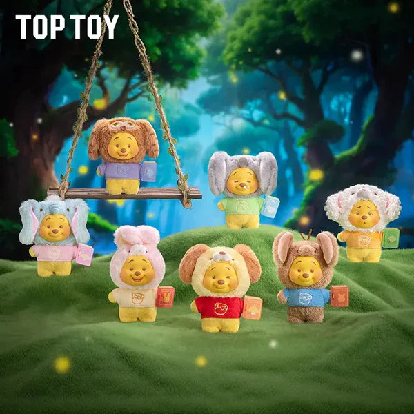 Top Toy x Disney's Winnie the Pooh - Animal Storybook Series Plush Keychain Blind Box