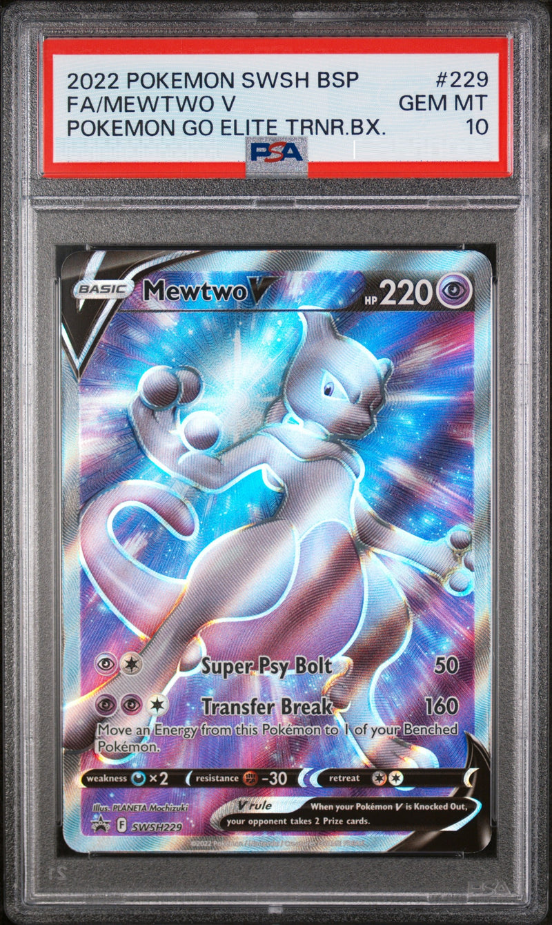MEWTWO V POKEMON GO ELITE TRNR.BX.