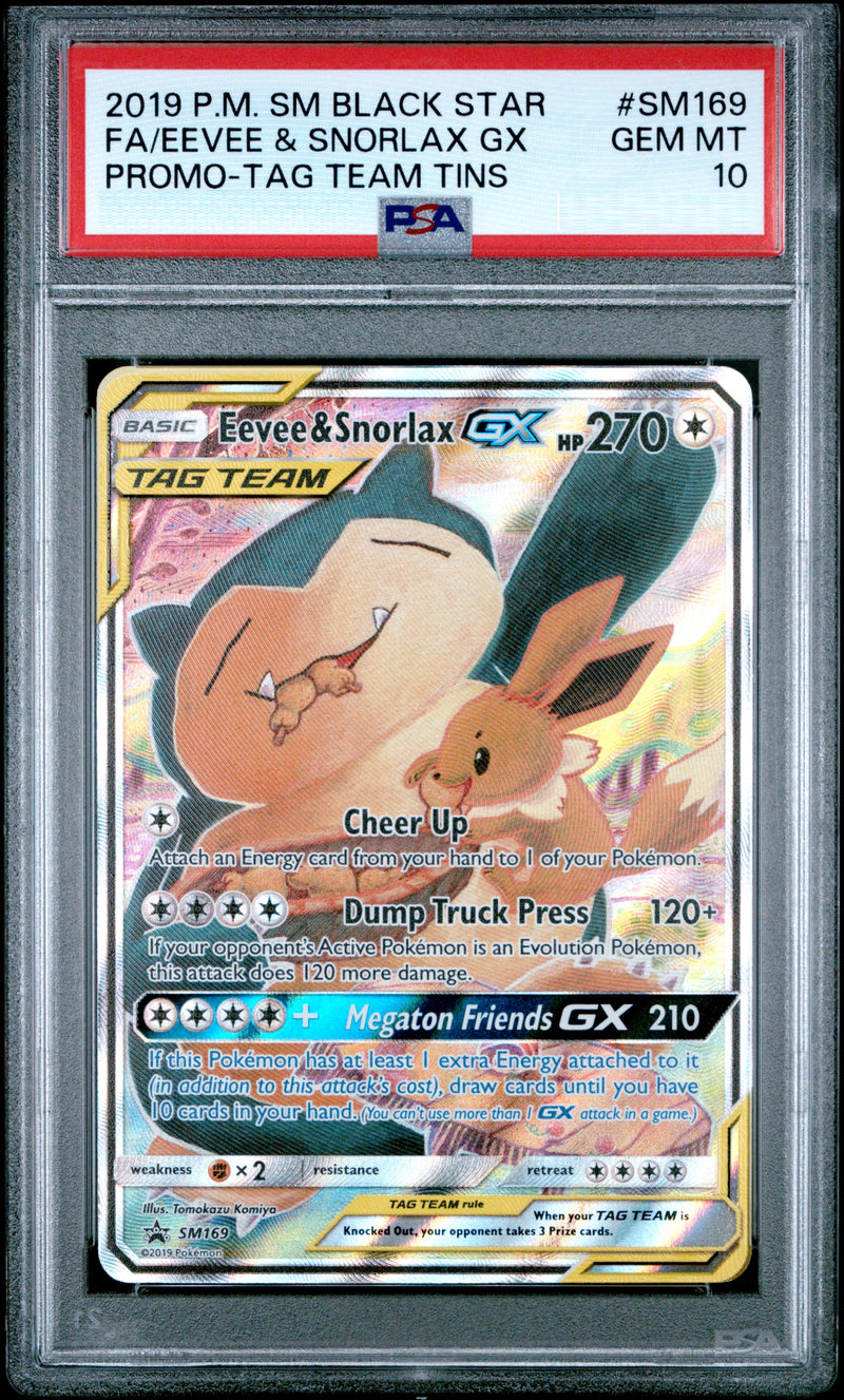 EEVEE & SNORLAX GX PROMO-TAG TEAM TINS