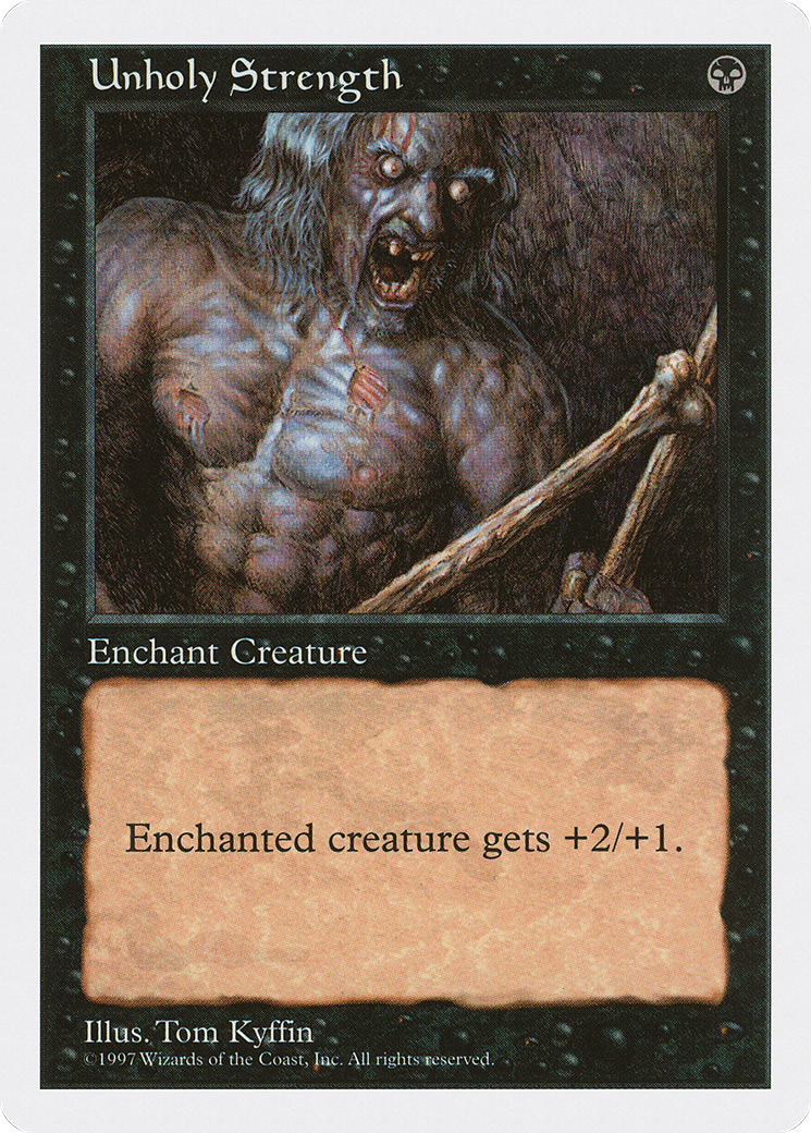 Unholy Strength (5ED-) - Fifth Edition