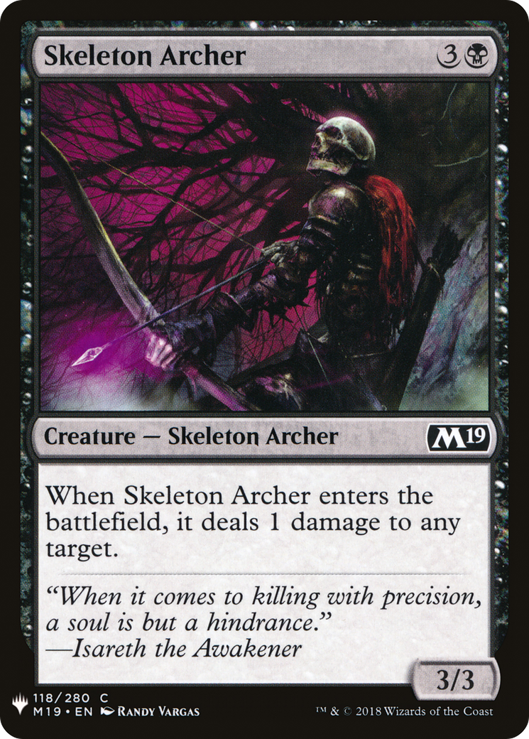 Skeleton Archer (LIST-M19-118) - The List