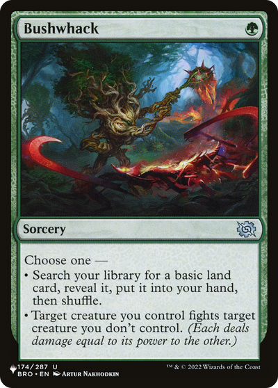 Bushwhack (LIST-174/012) - The List