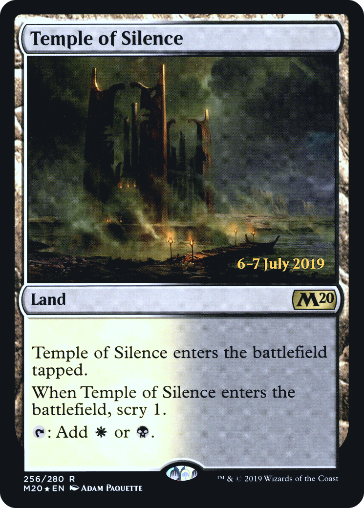 Temple of Silence (M20) (PRE-256) - Core Set 2020 Promos Foil
