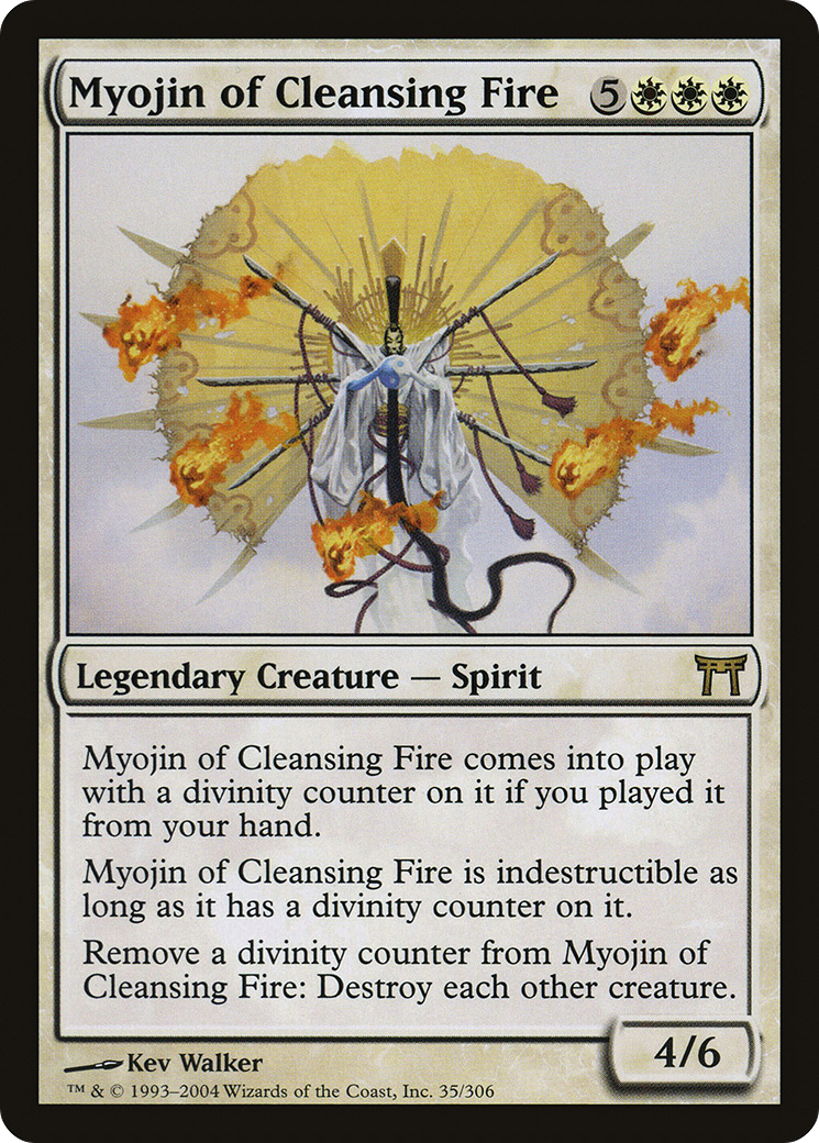 Myojin of Cleansing Fire [Champions of Kamigawa]