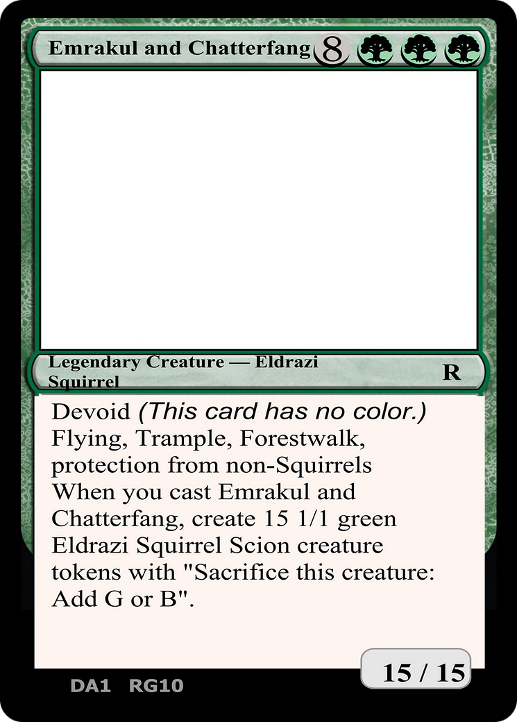 Emrakul and Chatterfang (UNK-RG10) - Unknown Event