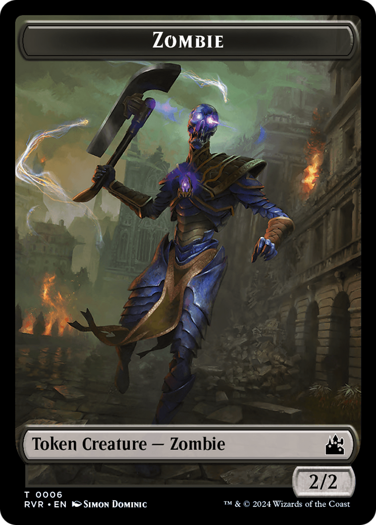 Zombie (TRVR-006) - Ravnica Remastered Tokens