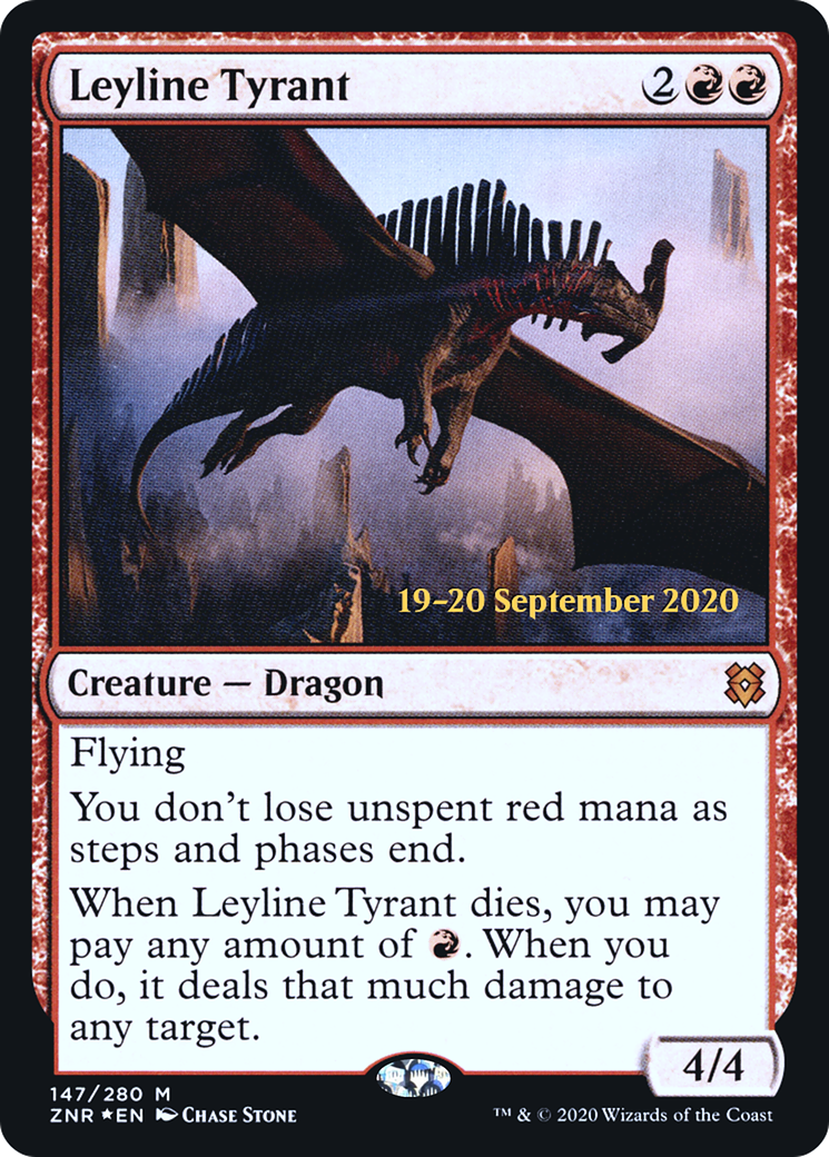 Leyline Tyrant (PRE-147) - Zendikar Rising Promos Foil