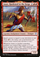 Anax, Hardened in the Forge (THB-125) - Theros Beyond Death: (enchantment)