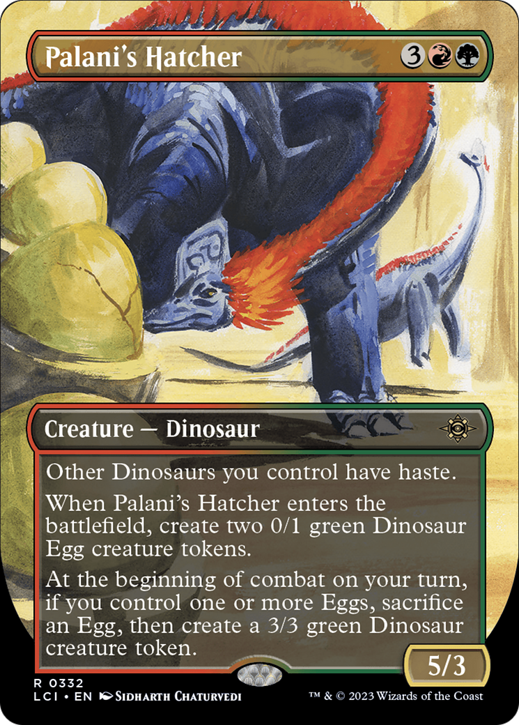 Palani's Hatcher (Borderless) (LCI-332) - The Lost Caverns of Ixalan (Borderless) Foil