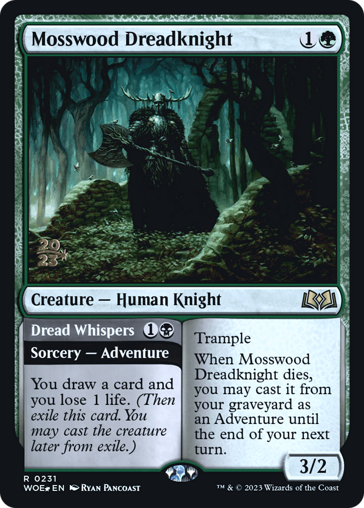 Mosswood Dreadknight (PRE-231) - Wilds of Eldraine Promos Foil