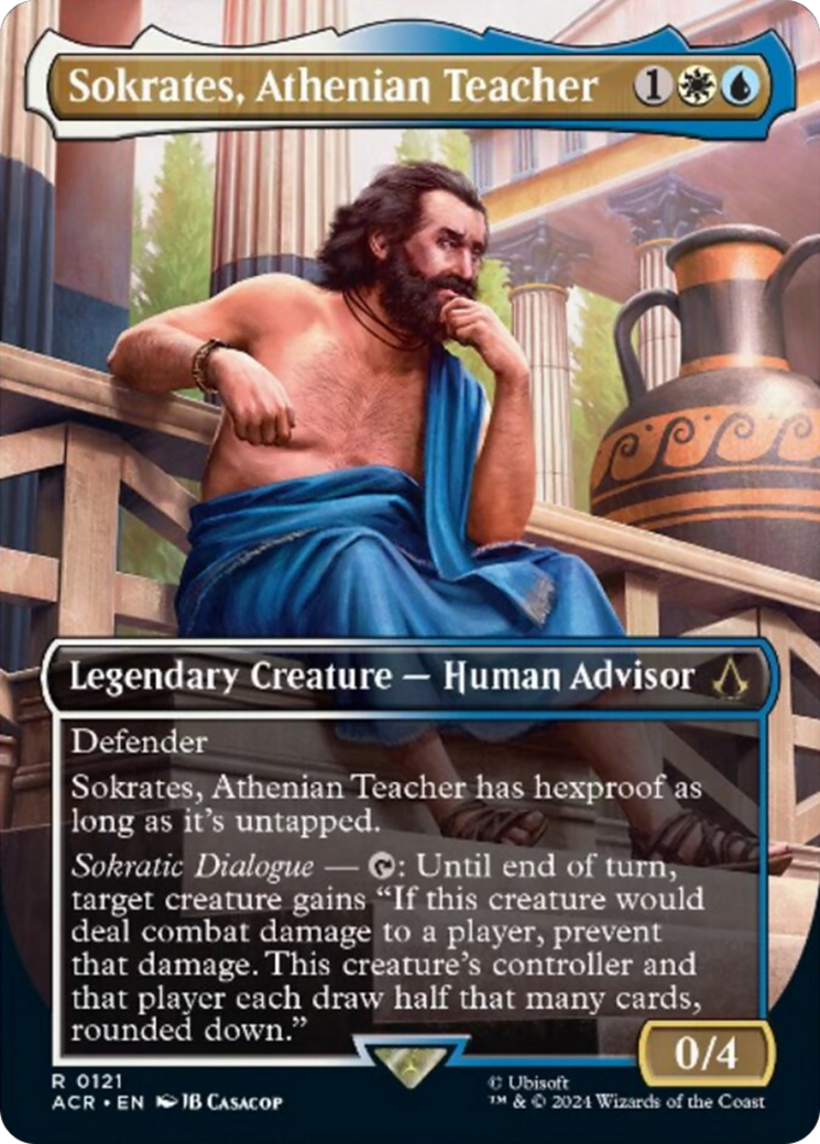Sokrates, Athenian Teacher (Borderless) (ACR-121) - Assassin's Creed (Borderless)