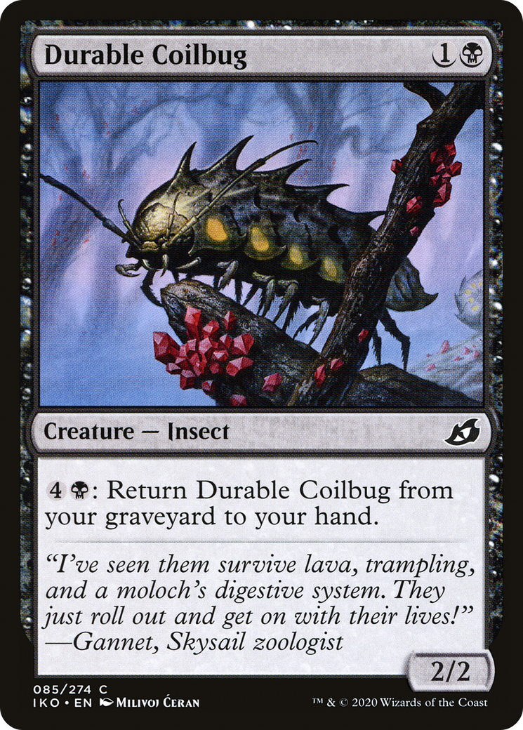 Durable Coilbug (IKO-085) - Ikoria: Lair of Behemoths Foil