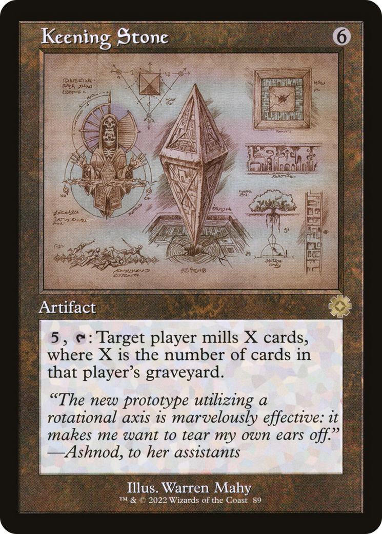 Keening Stone (Schematic) (BRR-089) - The Brothers' War Retro Artifacts