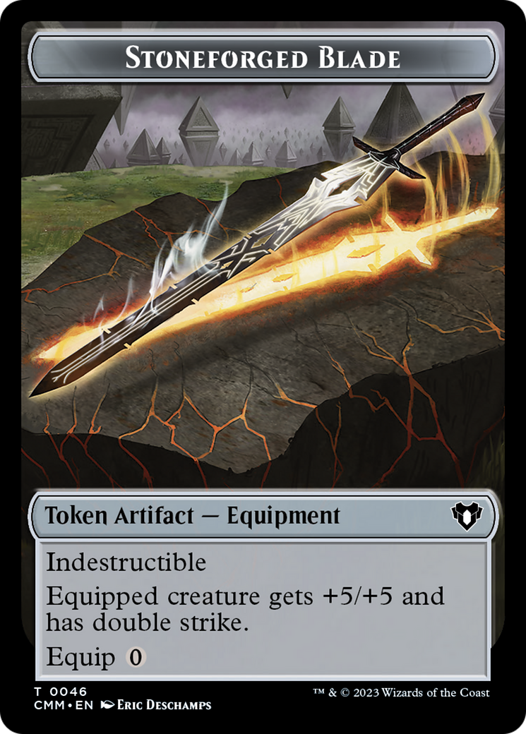 Stoneforged Blade (TCMM-046) - Commander Masters Tokens