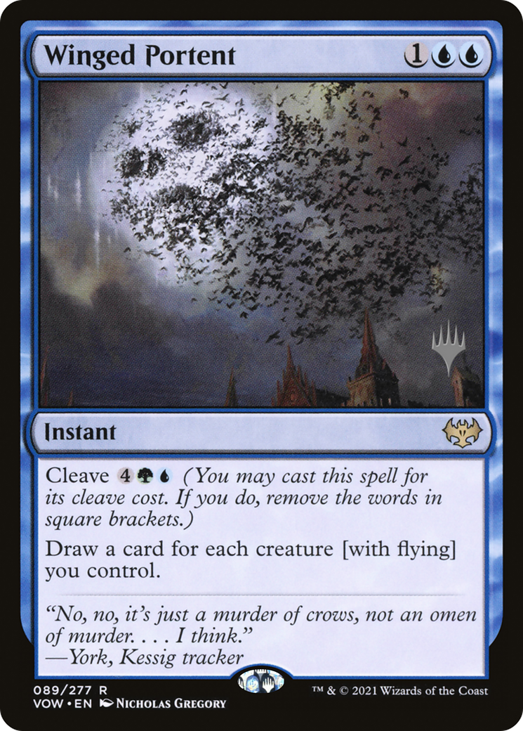 Winged Portent (PPNEO-) - Innistrad: Crimson Vow Promos