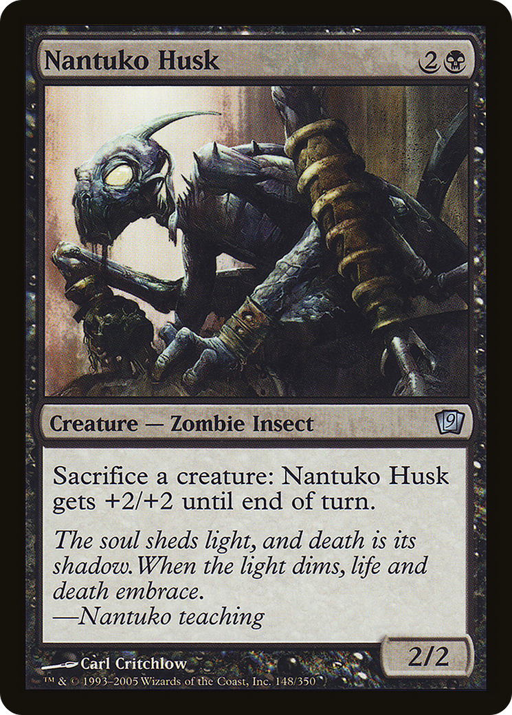 Nantuko Husk (9ED-148) - 9th Edition Foil