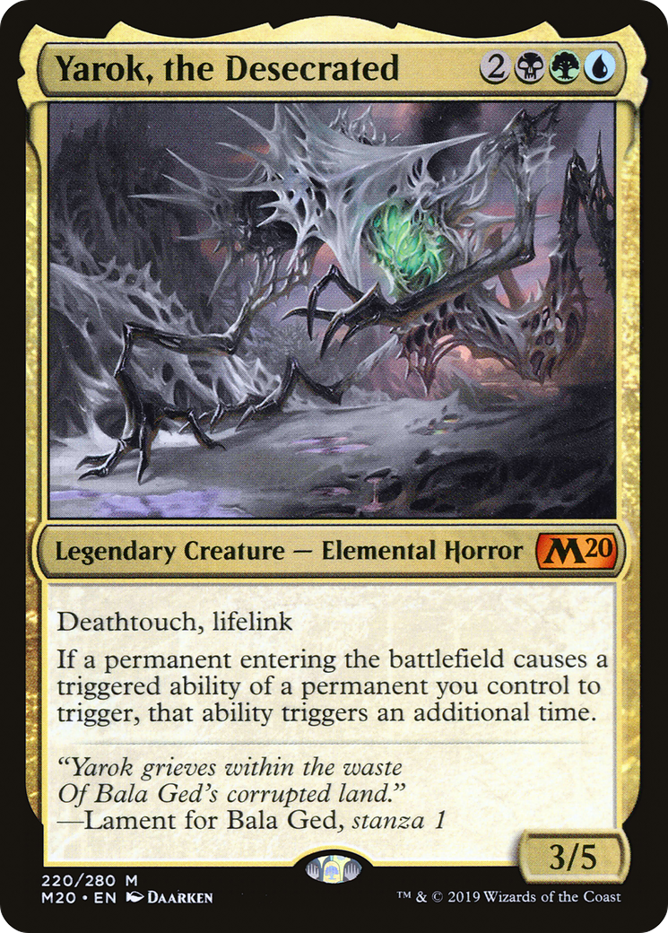 Yarok, the Desecrated (M20-220) - Core Set 2020