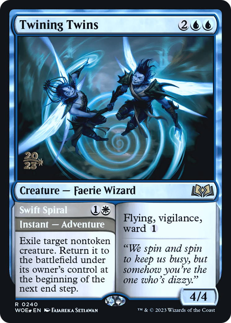 Twining Twins (PRE-240) - Wilds of Eldraine Promos Foil