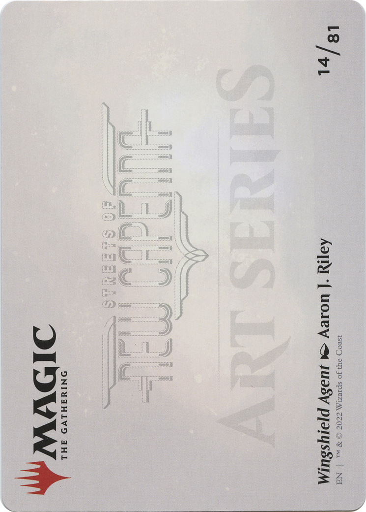 Wingshield Agent // Wingshield Agent (ASNC-014) - New Capenna Art Series (Borderless) Foil