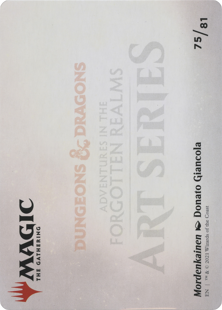 Mordenkainen // Mordenkainen (AAFR-075) - Adventures in the Forgotten Realms Art Series (Borderless) Foil