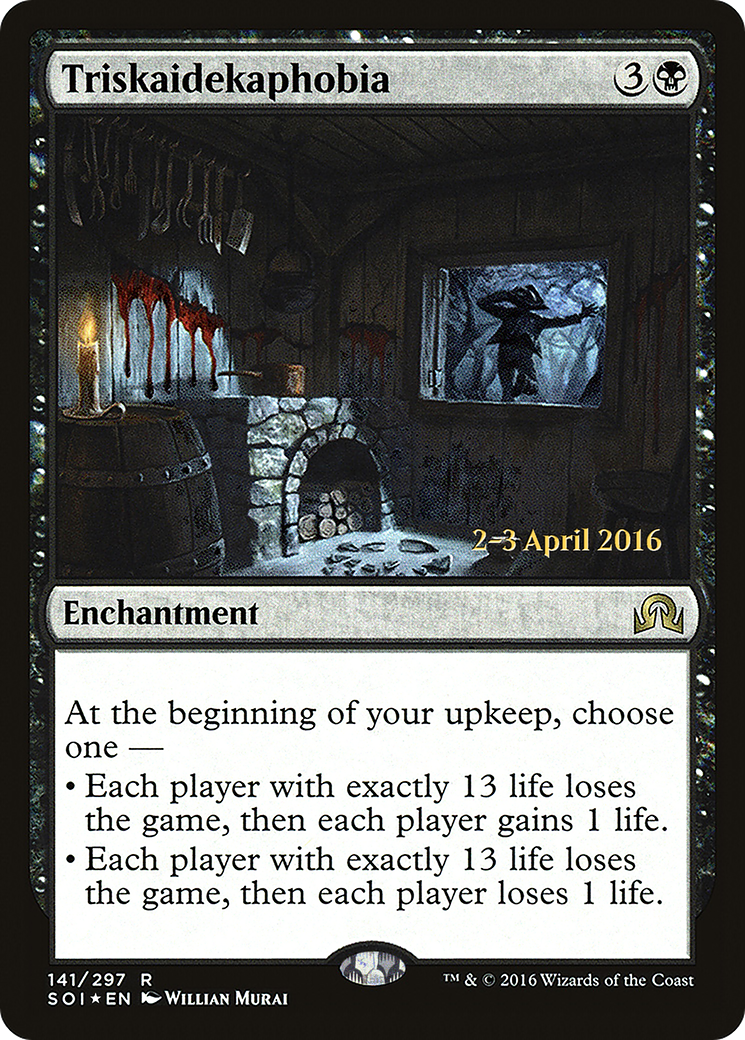 Triskaidekaphobia (PRE-141) - Shadows over Innistrad Promos Foil